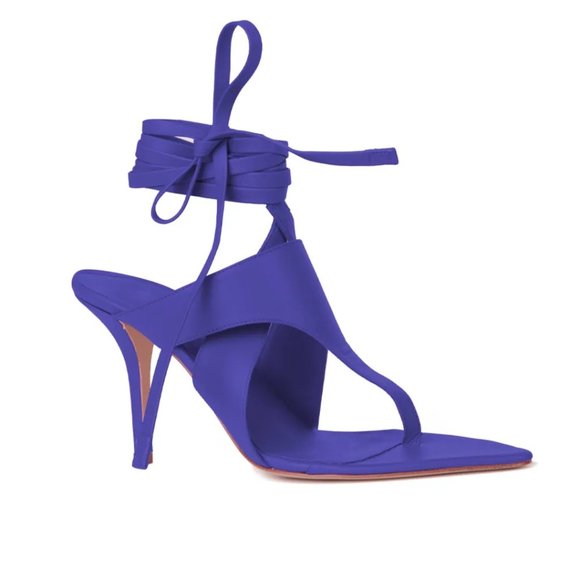 Silvia Tcherassi Purple Heels - Picture 1 of 6